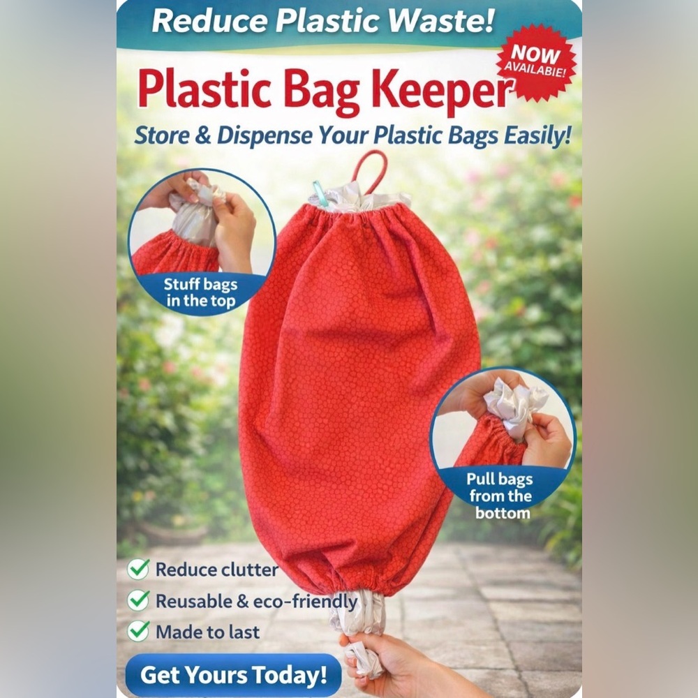 NEW! Handmade Plastic Bag Dispenser